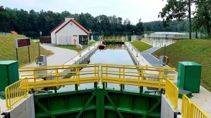 Śluza Guzianka II już czynna. W tym roku nie ma opłat dla żeglarzy