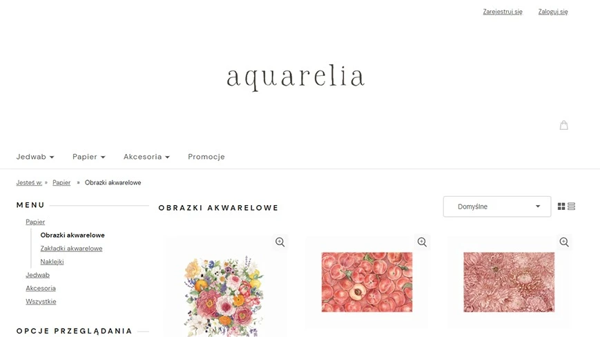 Obrazki akwarelowe - Sklep Aquarelia