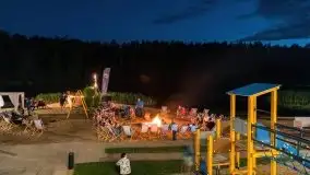 Zdjęcia nocne w porcie Ruciane Park - zdjęcie 5