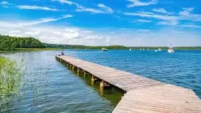 Wąskie żeglarskie gardło na Mazurach, jezioro Kirsajty - zdjęcie 12