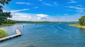 Wąskie żeglarskie gardło na Mazurach, jezioro Kirsajty - zdjęcie 21