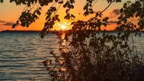 Zachód słońca nad jeziorem Dargin, wrzesień 2021 - zdjęcie 6