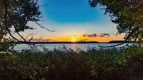 Zachód słońca nad jeziorem Kirsajty, wrzesień 2021 r. - zdjęcie 24