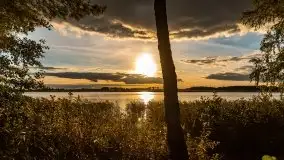 Zachód słońca nad jeziorem Kruklin, piękne te wrześniowe Mazury - zdjęcie 7