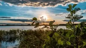 Zachód słońca nad jeziorem Kruklin, piękne te wrześniowe Mazury - zdjęcie 13