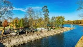 Remont kanału Piękna Góra, październik 2021 r. - zdjęcie 12