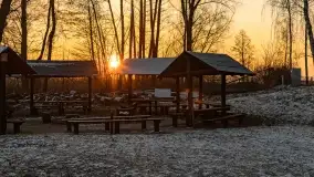 Wschód słońca nad jeziorem Niegocin w Wilkasach - zdjęcie 10