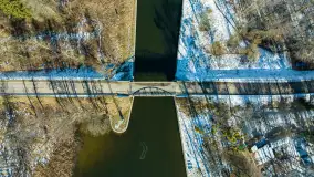 Kanał Kula z lotu ptaka, przedwiośnie 2023 - zdjęcie 9