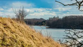 Grodzisko Św. Góra, jezioro Wojnowo, marzec 2023 r. - zdjęcie 21