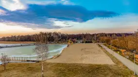 Zachód słońca nad jeziorem Mamry, plaża miejska w Węgorzewie - zdjęcie 18