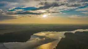 Wschód słońca nad jeziorem Tyrkło, marzec 2023 r. - zdjęcie 9