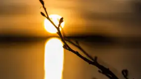 Wiosenny zachód słońca nad jeziorem Dejguny - zdjęcie 16