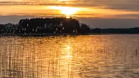 Wiosenny zachód słońca nad jeziorem Dejguny - zdjęcie 14