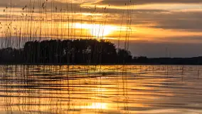 Wiosenny zachód słońca nad jeziorem Dejguny - zdjęcie 23