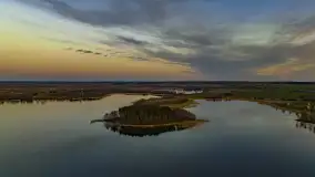 Wiosenny zachód słońca nad jeziorem Dejguny - zdjęcie 54