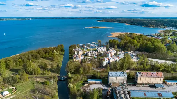 Kanał Niegociński na zdjęciach z drona, maj 2023 r. - zdjęcie 10