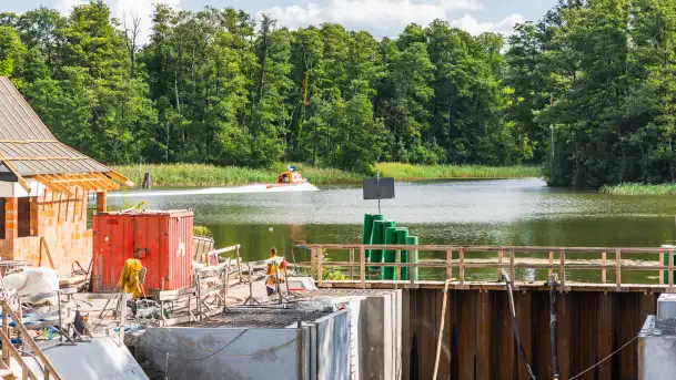 Remont śluzy Guzianka I, sierpień 2023 r. - zdjęcie 2