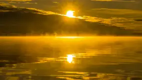 Wschód słońca nad jeziorem Dobskim, listopad 2023 r. - zdjęcie 14