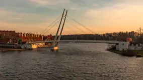 Zachód słońca w Mikołajkach, luty 2024 r. - zdjęcie 10