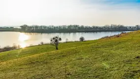 Przed zachodem słońca nad jeziorem Grajewko, luty 2024 r. - zdjęcie 5