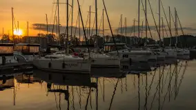 Wschód słońca w Strandzie w Giżycku, maj 2024 r. - zdjęcie 4