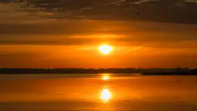 Wschód słońca nad jeziorem Niegocin, AZS Wilkasy, maj 2024 r. - zdjęcie 9