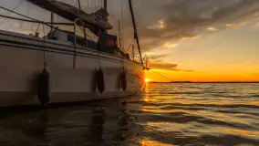 Zachód słońca w przystani Rajcocha, lipiec 2024 r. - zdjęcie 17