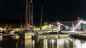 Przystań Nautica nocą, wrzesień 2024 r. - zdjęcie 7