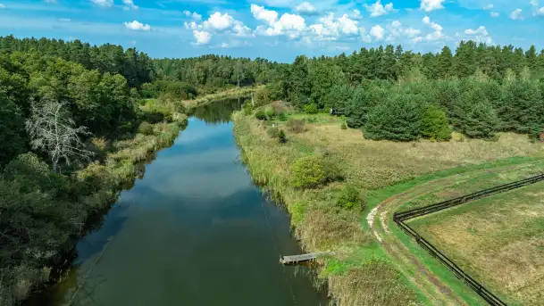 Kanał Jegliński z drona, wrzesień 2024 r. - zdjęcie 8