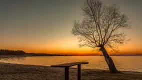 Zachód słońca nad Darginem, marzec 2025 r. - zdjęcie 3