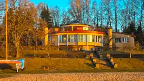 Zachód słońca nad jeziorem Kisajno, widziany z portu COS - zdjęcie 7