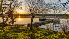 Wiosenne kadry o wschodzie słońca na Bełdanami, kwiecień 2025 r. - zdjęcie 7