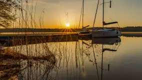 Wiosenne kadry o wschodzie słońca na Bełdanami, kwiecień 2025 r. - zdjęcie 16