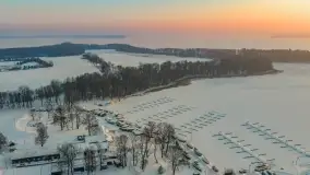 Zachód słońca w Sztynorcie z lotu ptaka, styczeń 2026 r.  - zdjęcie 17