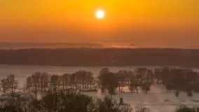 Zachód słońca w Sztynorcie z lotu ptaka, styczeń 2026 r.  - zdjęcie 22