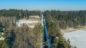 Jezioro Gołdopiwo i Brzezówka z drona, styczeń 2026 r. - zdjęcie 32