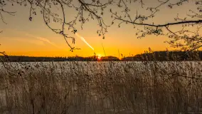 Zachód słońca nad jeziorem Kisajno, marzec 2026 r. - zdjęcie 19