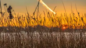 Zachód słońca nad jeziorem Kisajno, marzec 2026 r. - zdjęcie 13