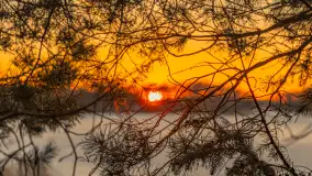 Zachód słońca nad jeziorem Kisajno, marzec 2026 r. - zdjęcie 10