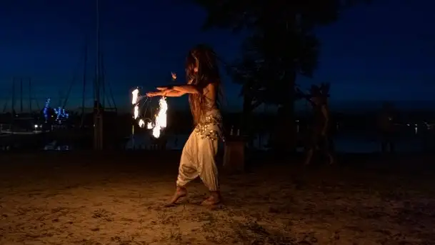 Zdjęcia: Ognisty pokaz ruchu i ognia w Tle dla Mew - zdjęcie 9