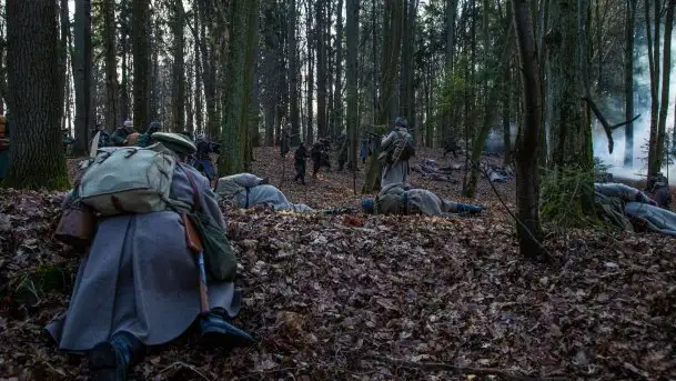 Inscenizacja Bitwy Zimowej Giżycko 2020 - zdjęcie 6