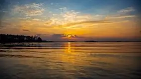 Marcowy zachód słońca nad jeziorem Dobskim - zdjęcie 19