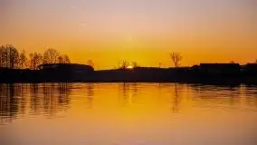 Wschód nad jeziorem Stręgielek, marzec 2020 - zdjęcie 20