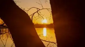 Wschód nad jeziorem Stręgielek, marzec 2020 - zdjęcie 36