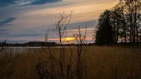 Zachód słońca nad jeziorem Tajty, 29 kwietnia 2020r. - zdjęcie 20