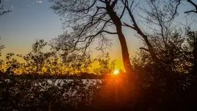 Zachód słońca nad jeziorem Ublik Wielki, maj 2020 r. - zdjęcie 36