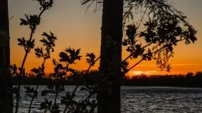 Zachód słońca nad jeziorem Ublik Wielki, maj 2020 r. - zdjęcie 49