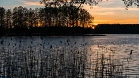 Zachód słońca nad jeziorem Ryńskim, Rybical - zdjęcie 34