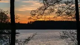 Zachód słońca nad jeziorem Ryńskim, Rybical - zdjęcie 40