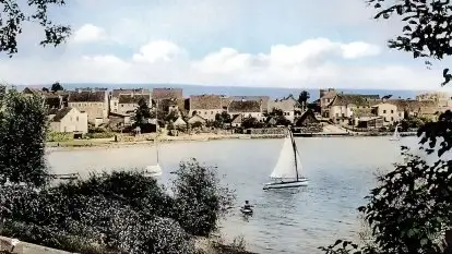 Przedwojenne pokolorowane zdjęcia Rynu (Rhein)